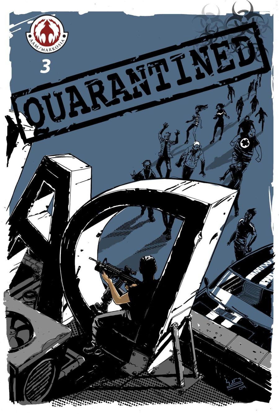 Markosia | Quarantined #3 page 1 | Spinwhiz Comics